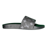 Louis Vuitton Waterfront Slides / Sandals / Slippers Black / Gray